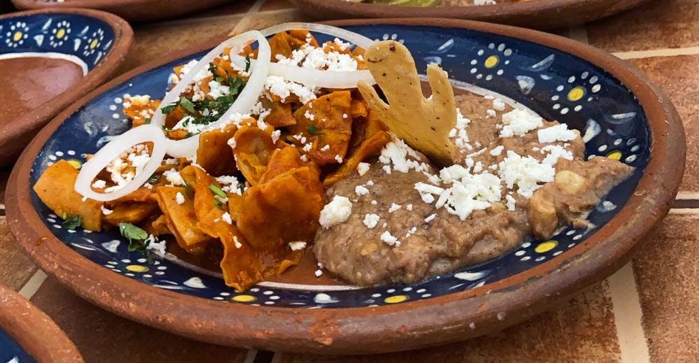 Chilaquiles à 3 Chiles