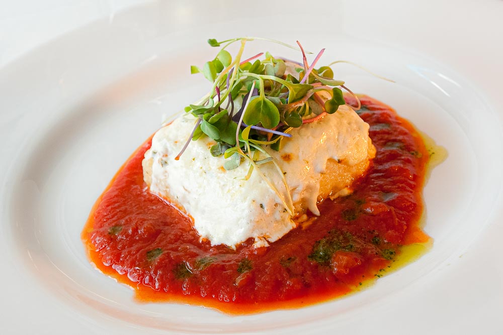 Cod with old-fashioned tomato