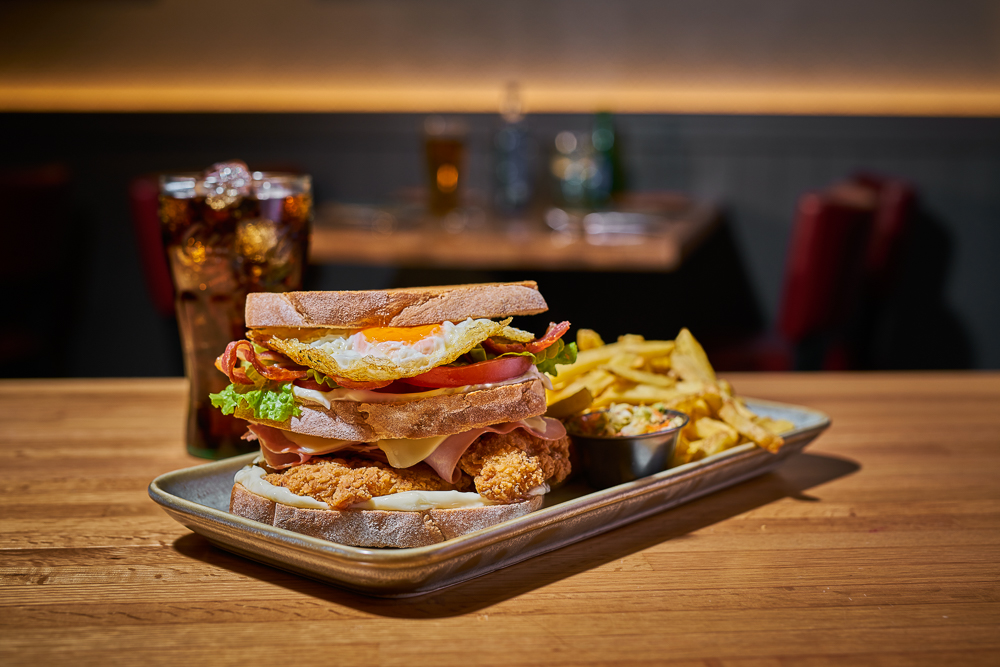 Crispy Club Sandwich: