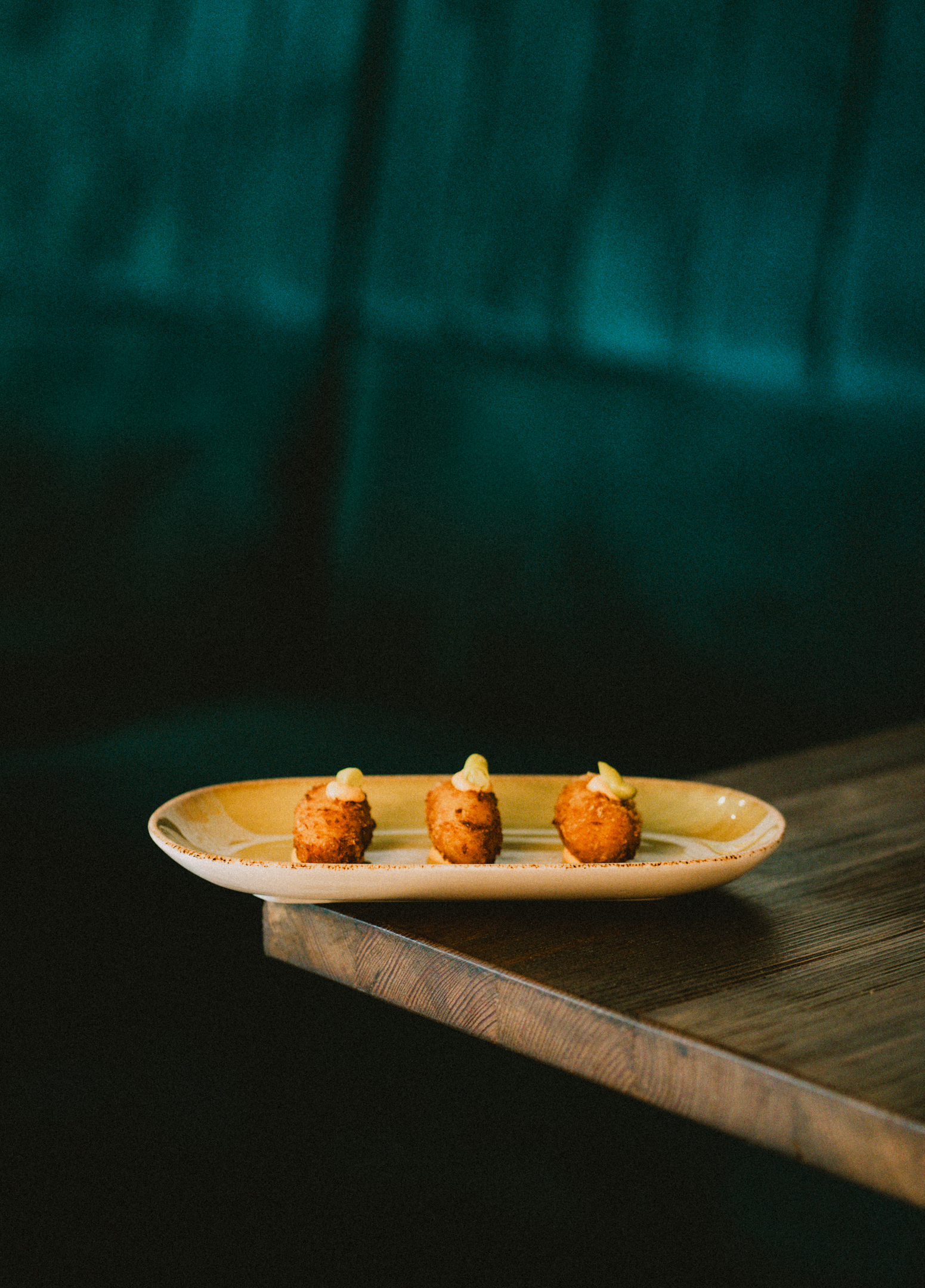 Croquetas de chorizo y gochujang 