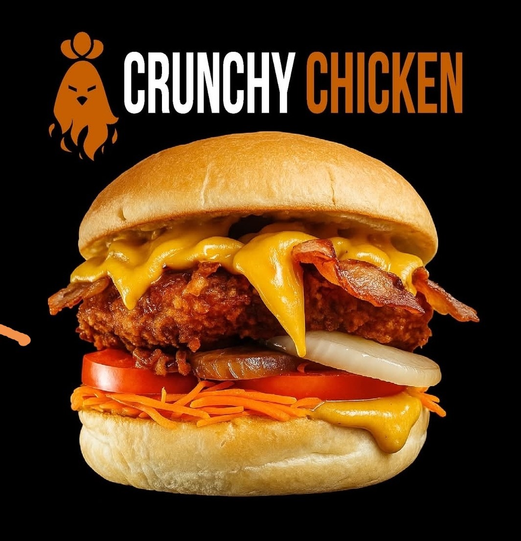 크런치 치킨 버거 (270 GR)