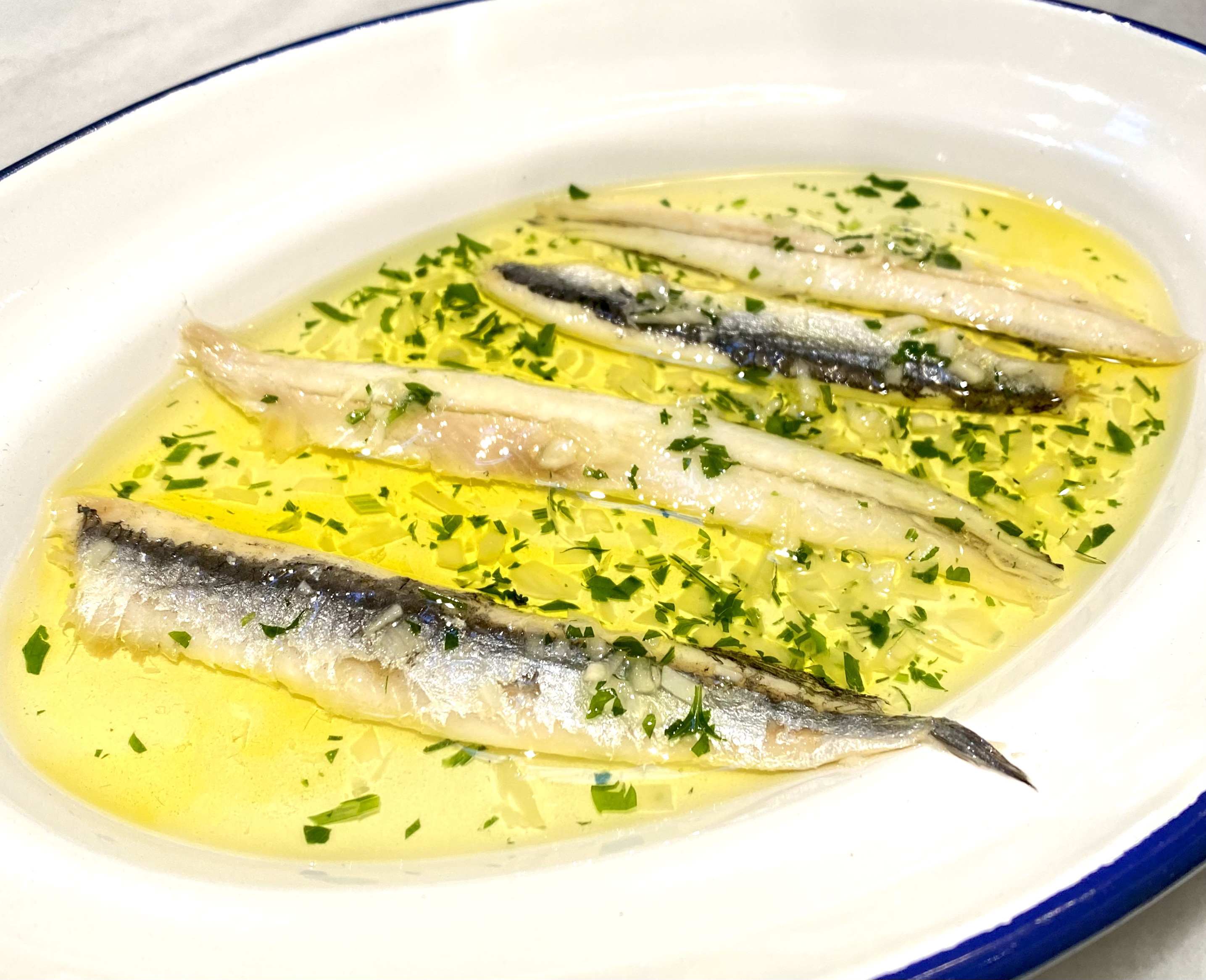 Boquerones en vinagre Media Ración