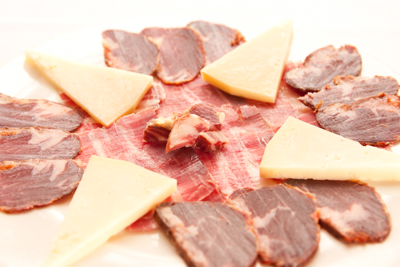 햄, 경화 돼지 고기 허리와 치즈 (120g)