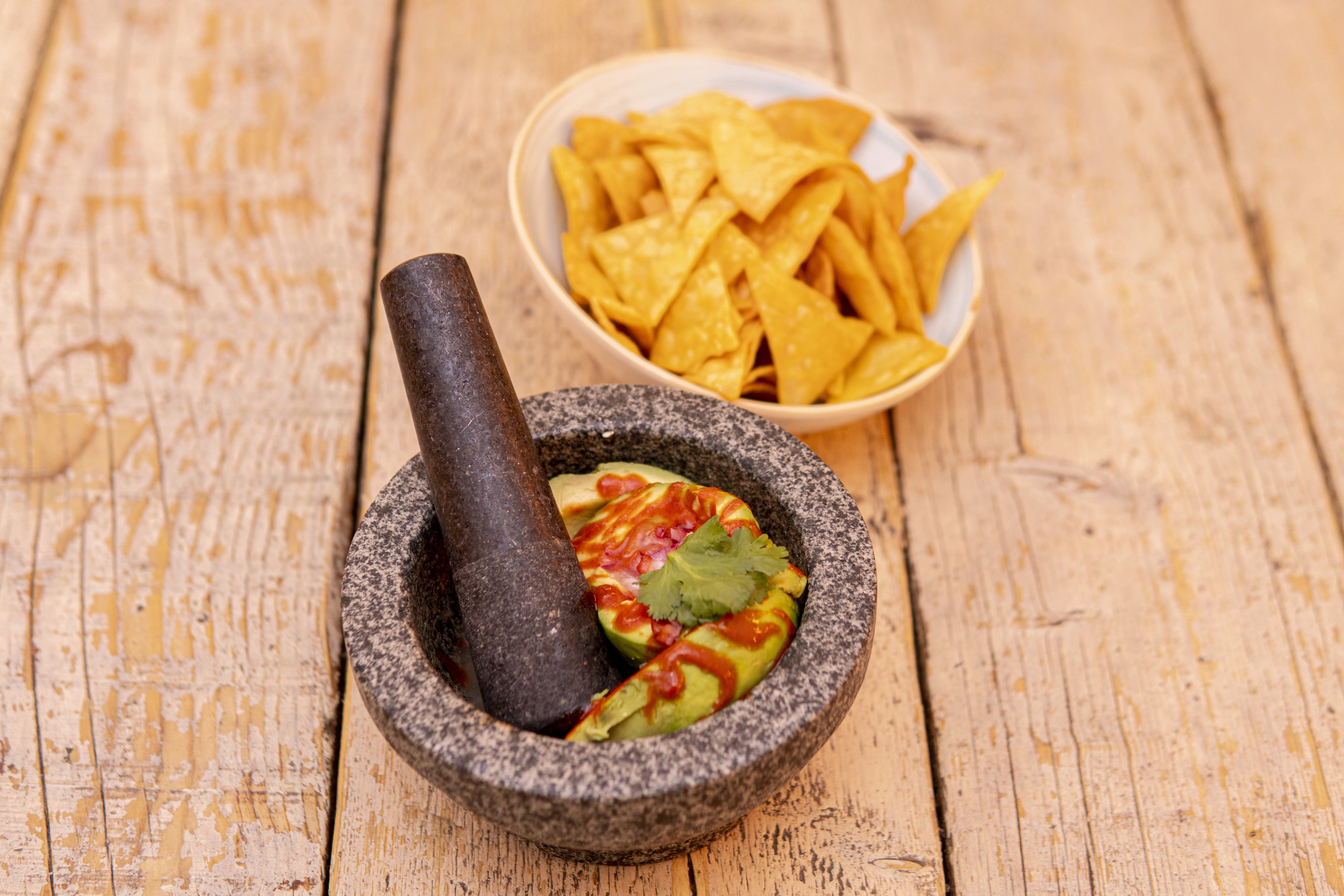 HOMEMADE GUACAMOLE MORTAR