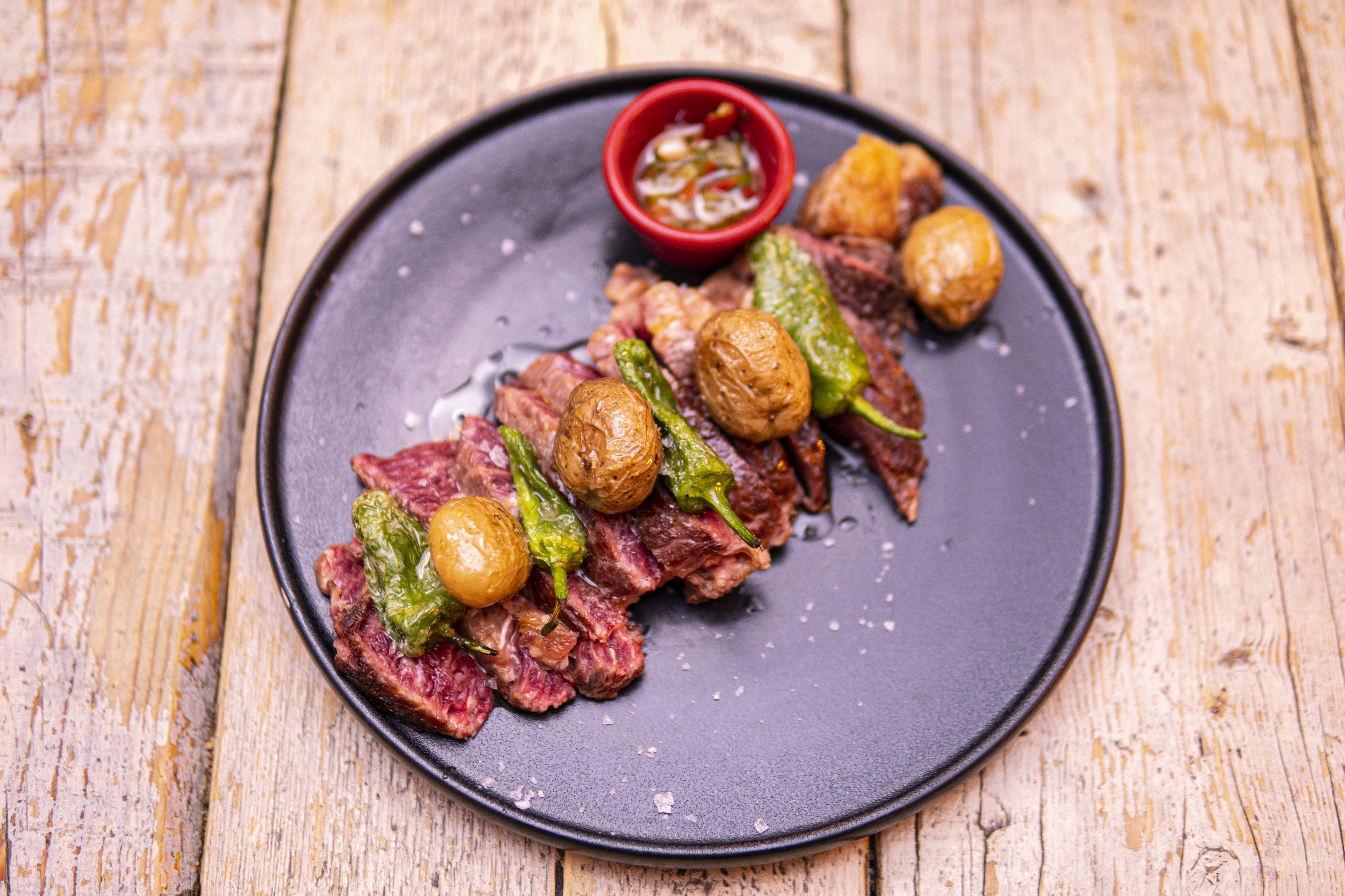 GRILLED ENTRECOTE WITH CHIMICHURRI