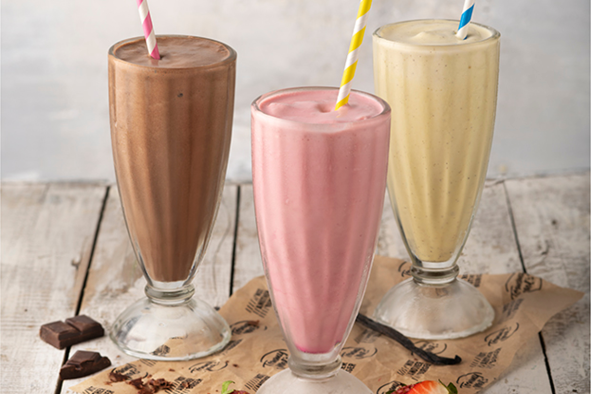  Milkshake classic (chocolate, strawberry or vanilla)