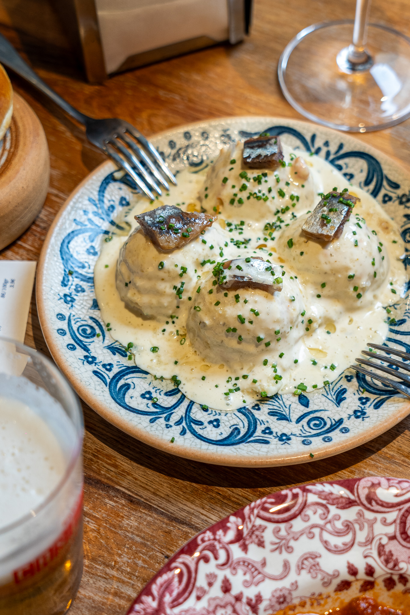 RUSSIAN SALAD WITH SMOKED SARDINE AND PICKLED MAY