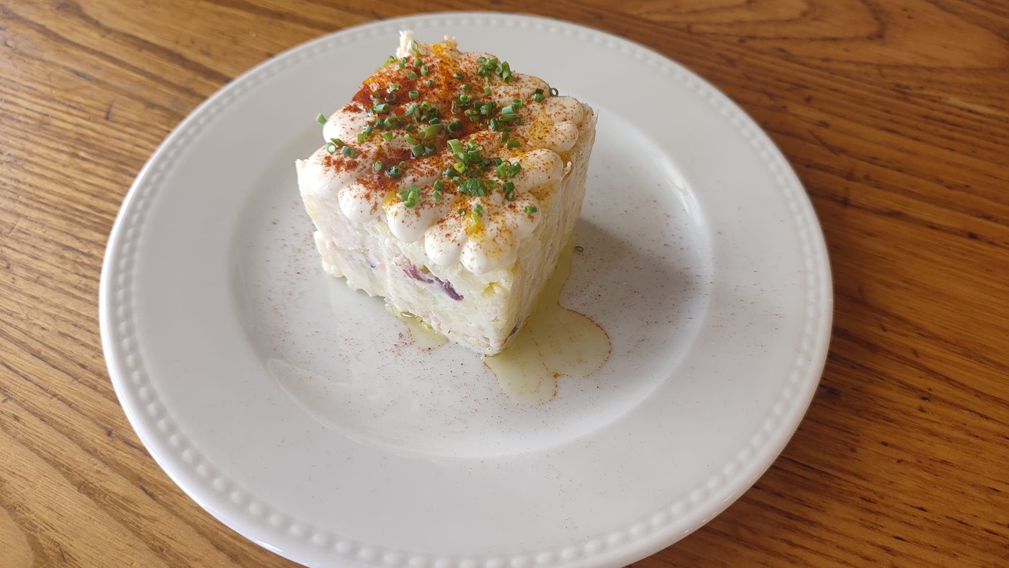 Salada de polvo com páprica