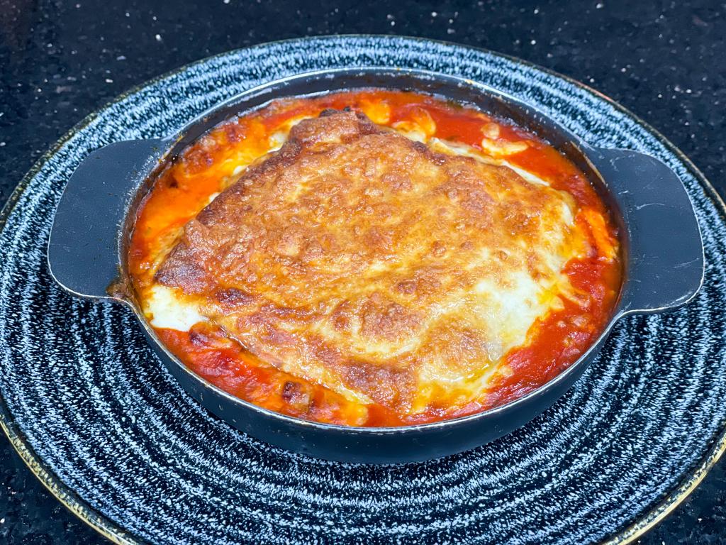Homemade classic meat lasagna