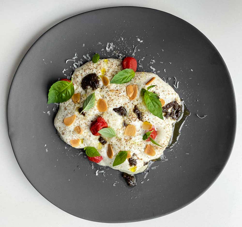 Gnocchis de berenjena, parmesano y trufa