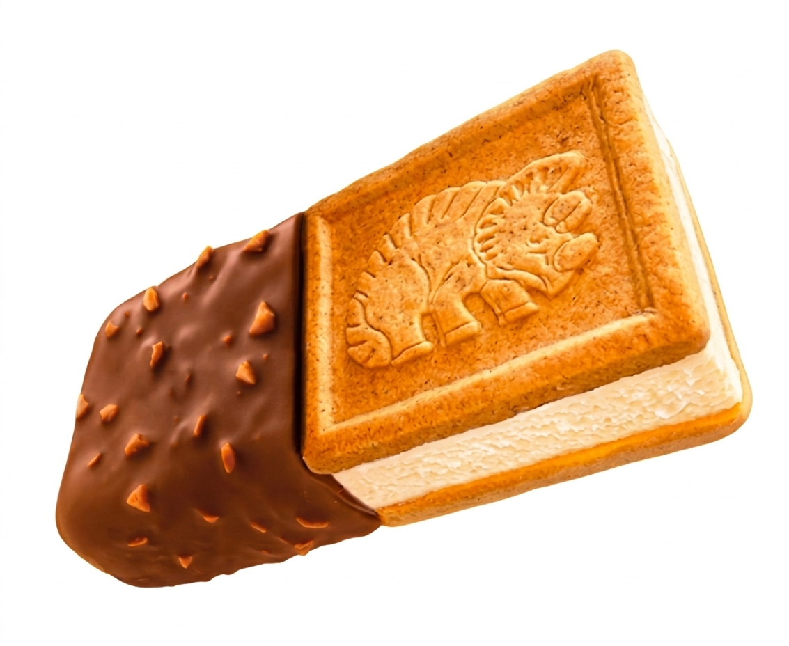 sandwich au biscuit dinosaure