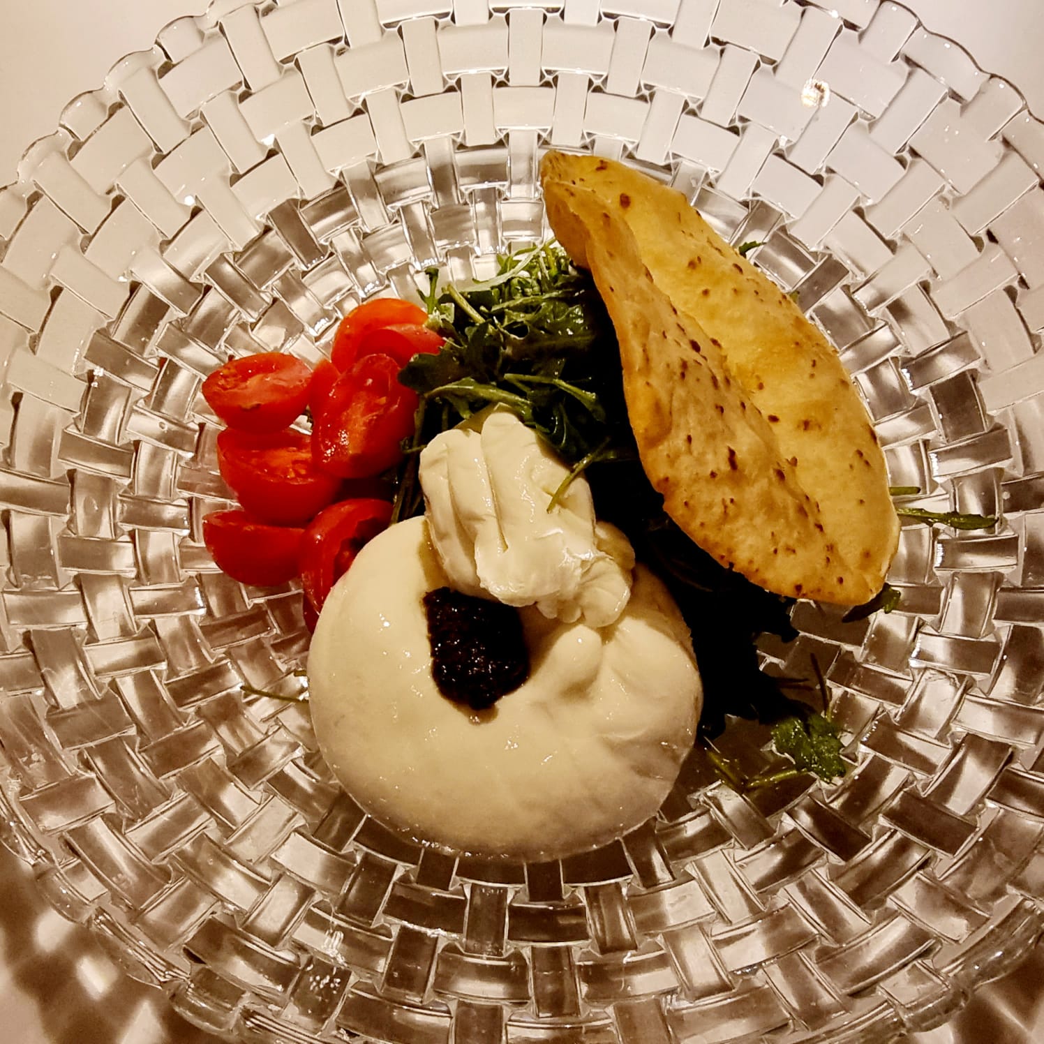 Burrata with truffle