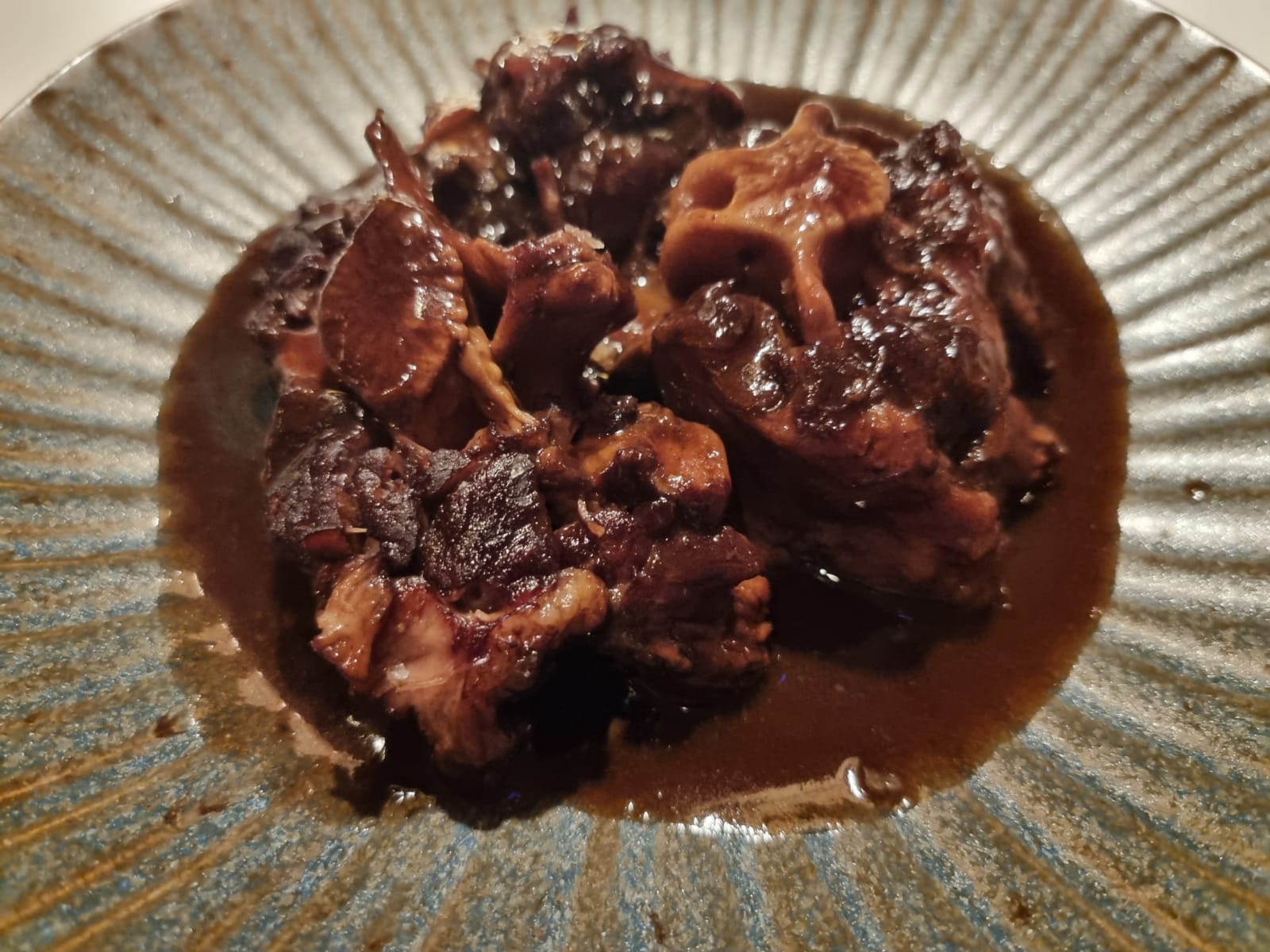 Oxtail in red wine sauce