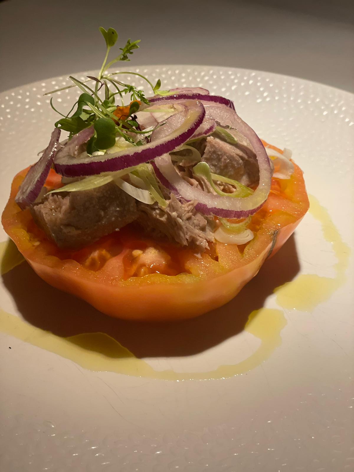 Tajada de tomate ecológico 