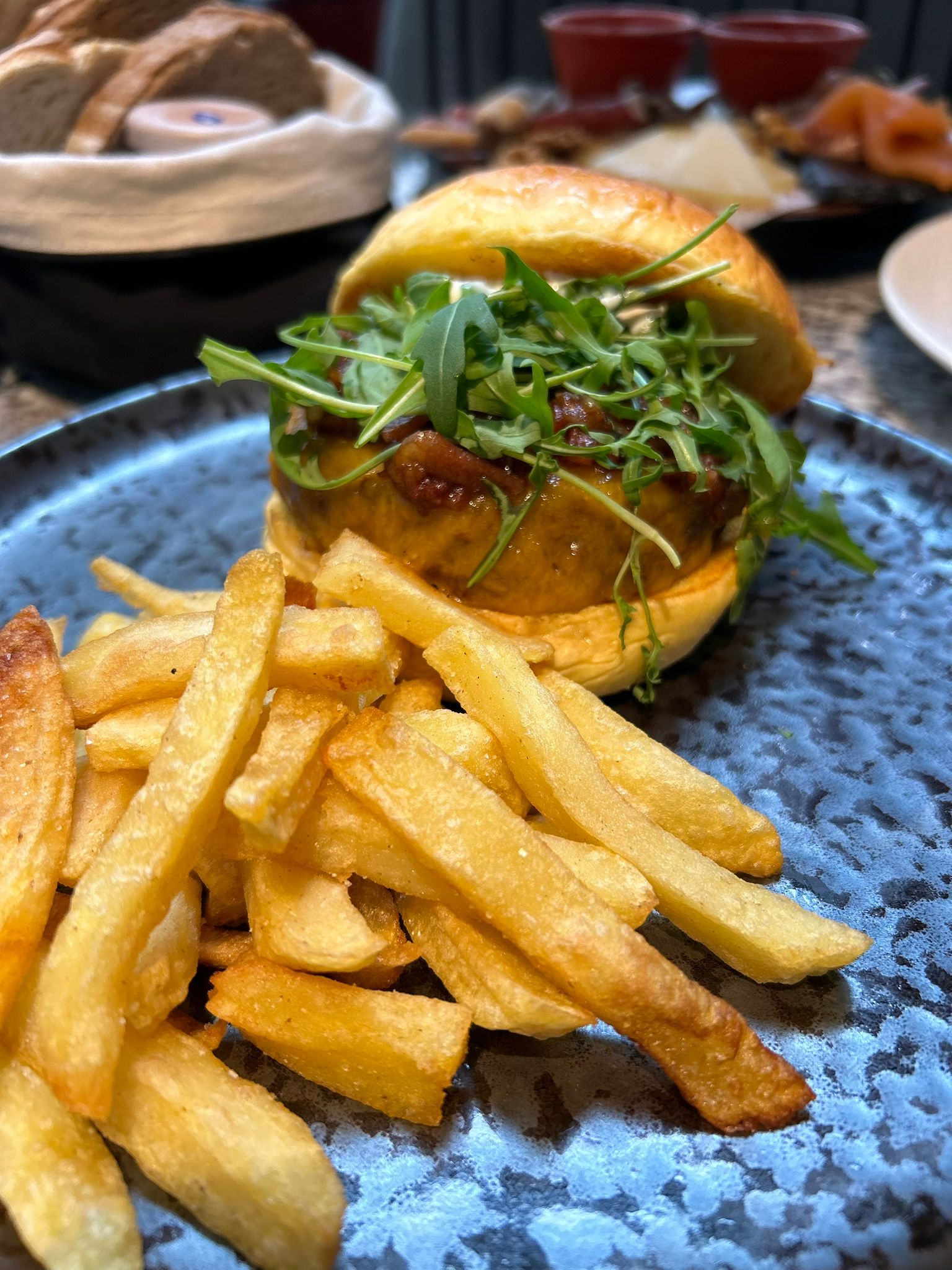 Burger au fromage Bourbon