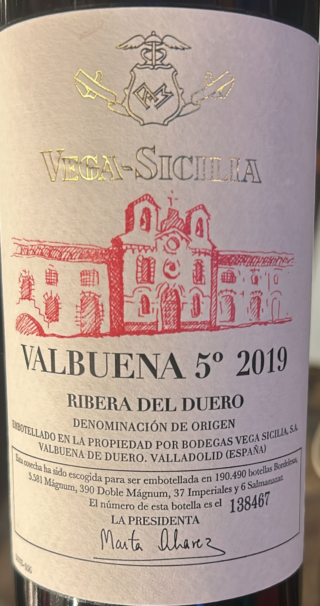 Vega Sicilia Valbuena 5ème année