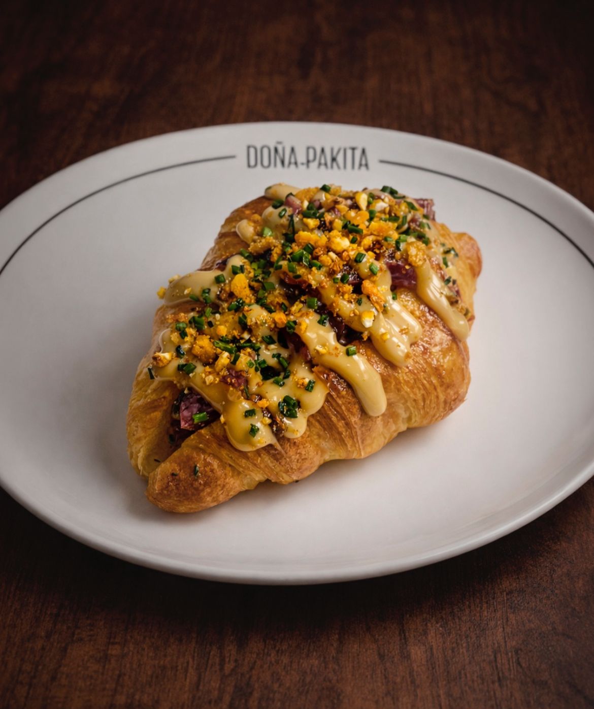 Croissant de Salchichón de Ronda