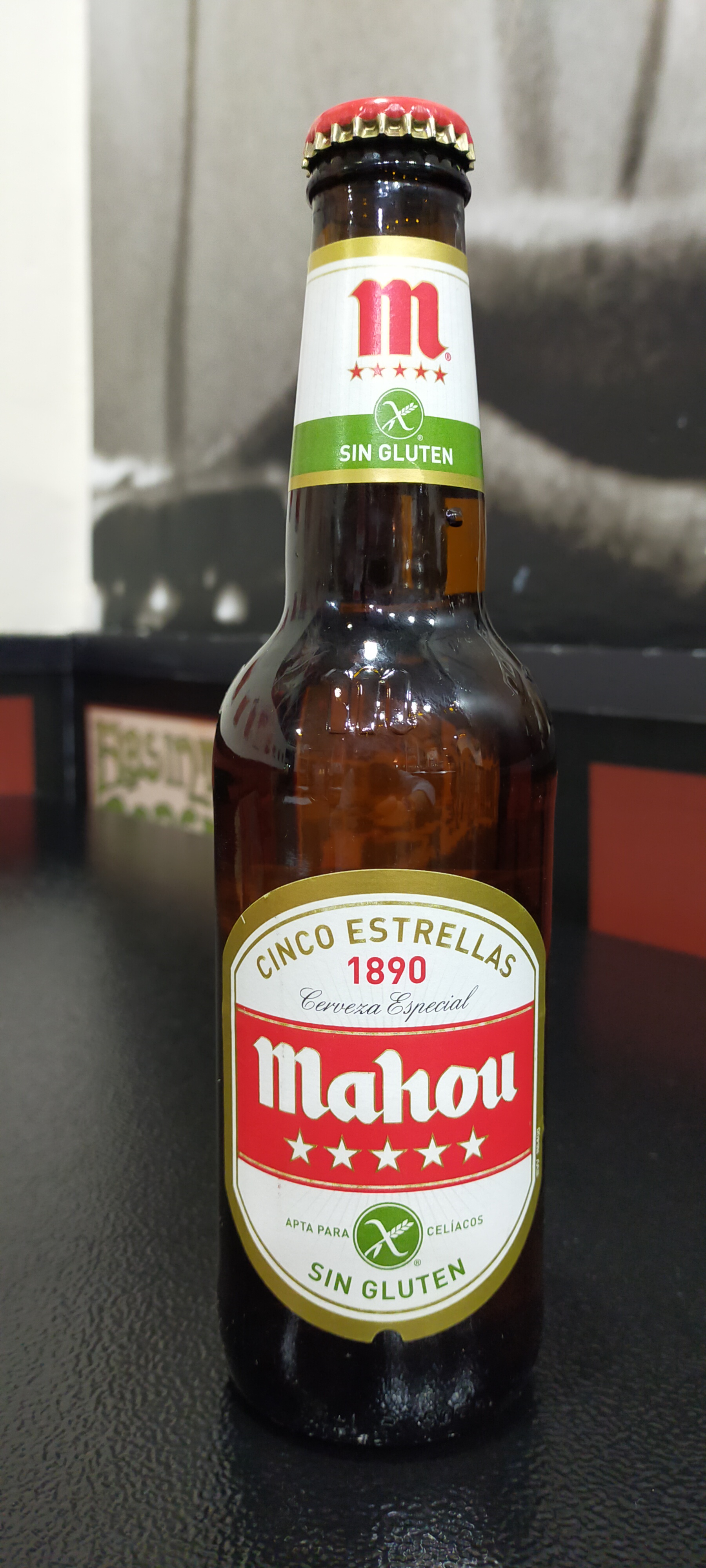 Mahou ist glutenfrei.