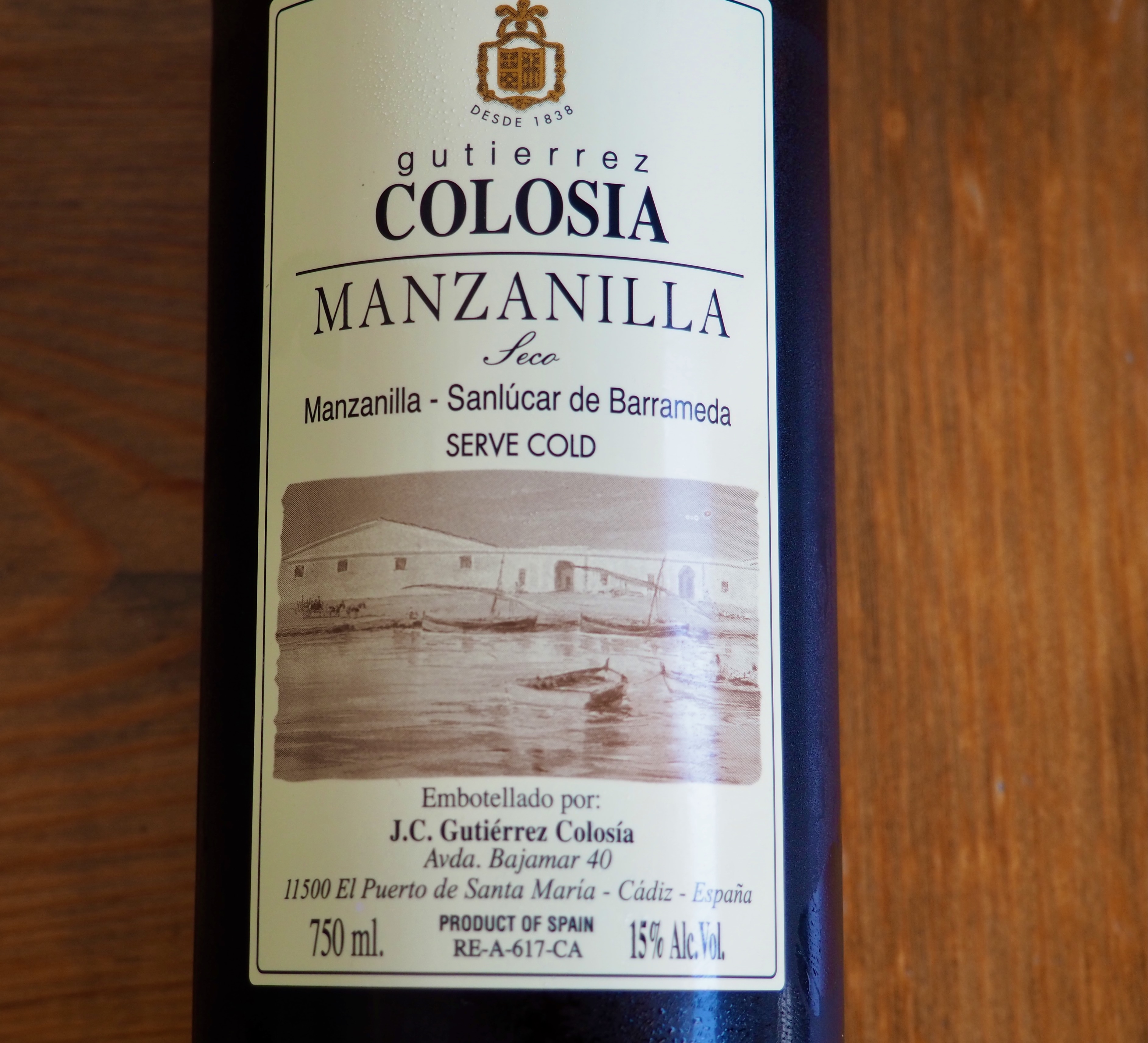 MANZANILLA BODEGAS COLOSIA