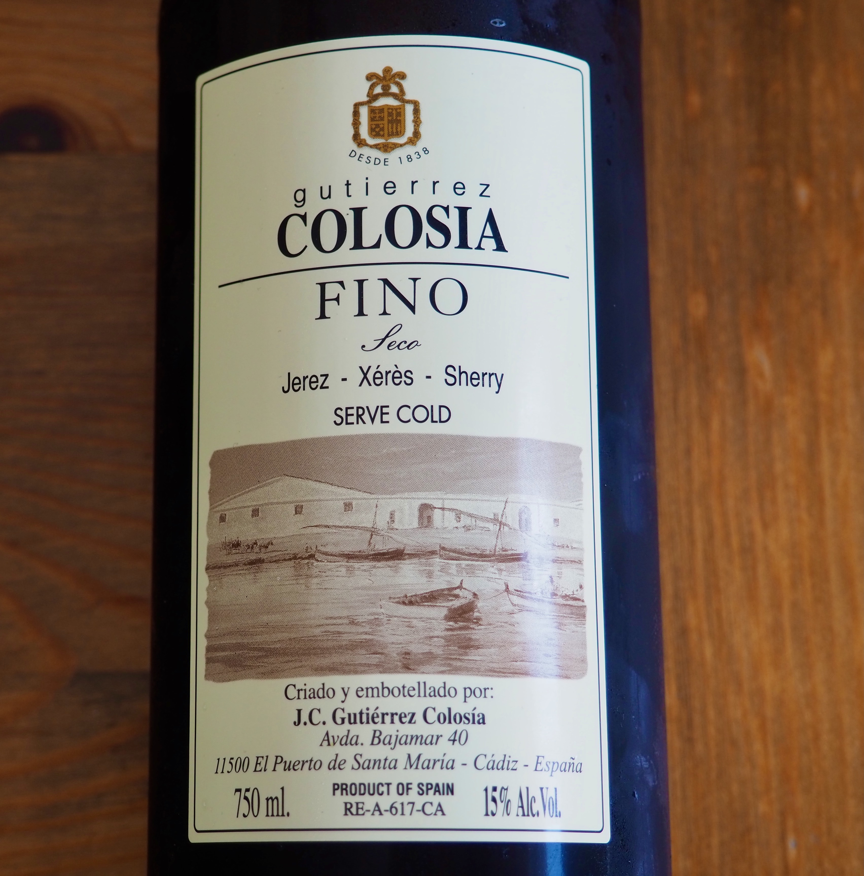 FINO BODEGAS COLOSIA