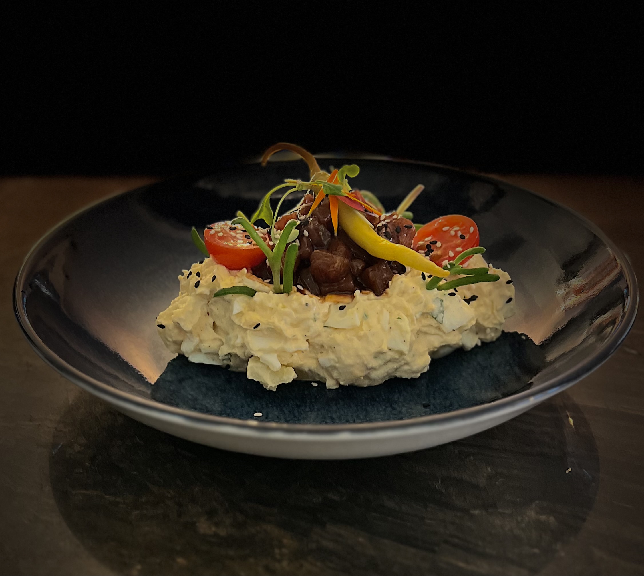 SHRIMP SALAD AND TUNA TARTAR