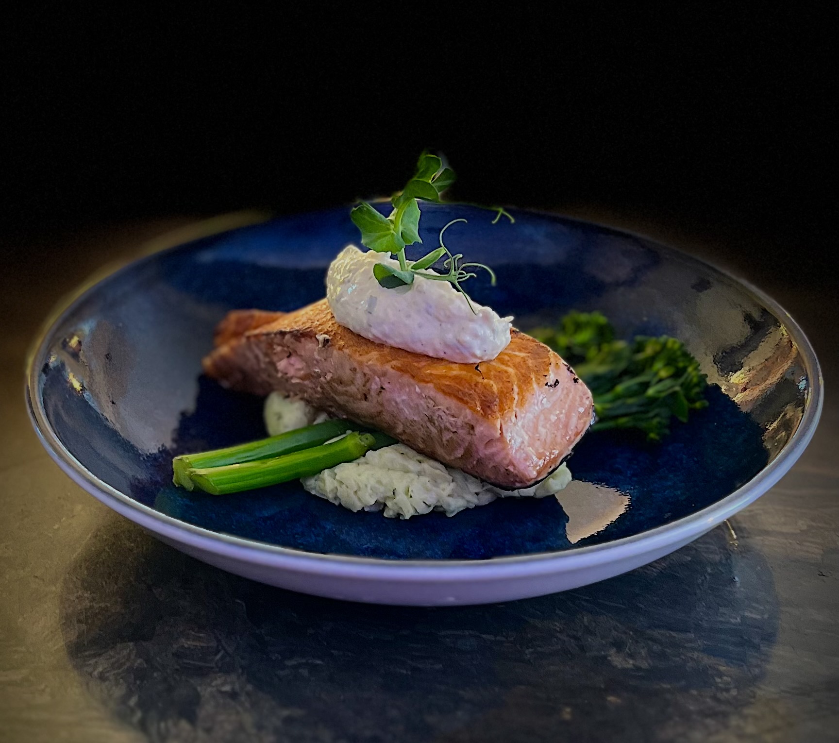 MARINADED OVEN BAKED SALMON 