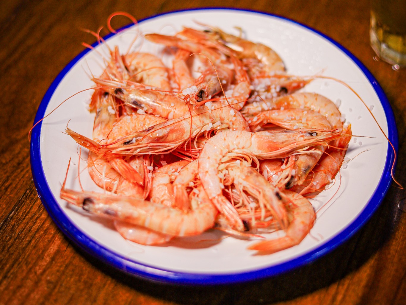 Gambas cocidas