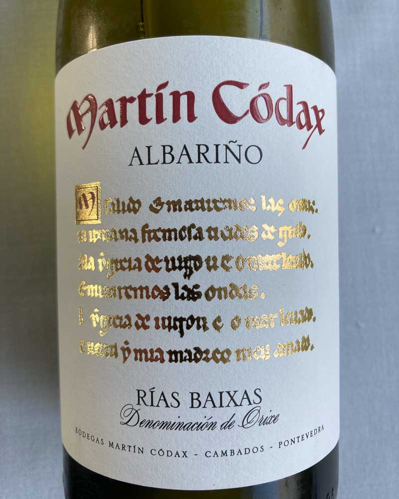 Martín Codax. Albariño (Rías Baixas)