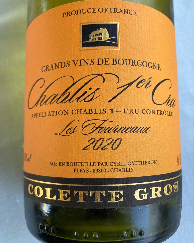 Colette Gros. Chablis 1er Cru (Borgoña)