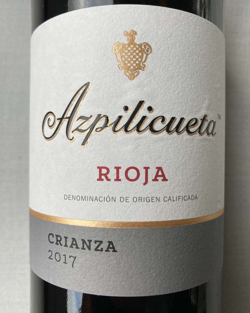 Azpilicueta. Tempranillo Crianza (Rioja)