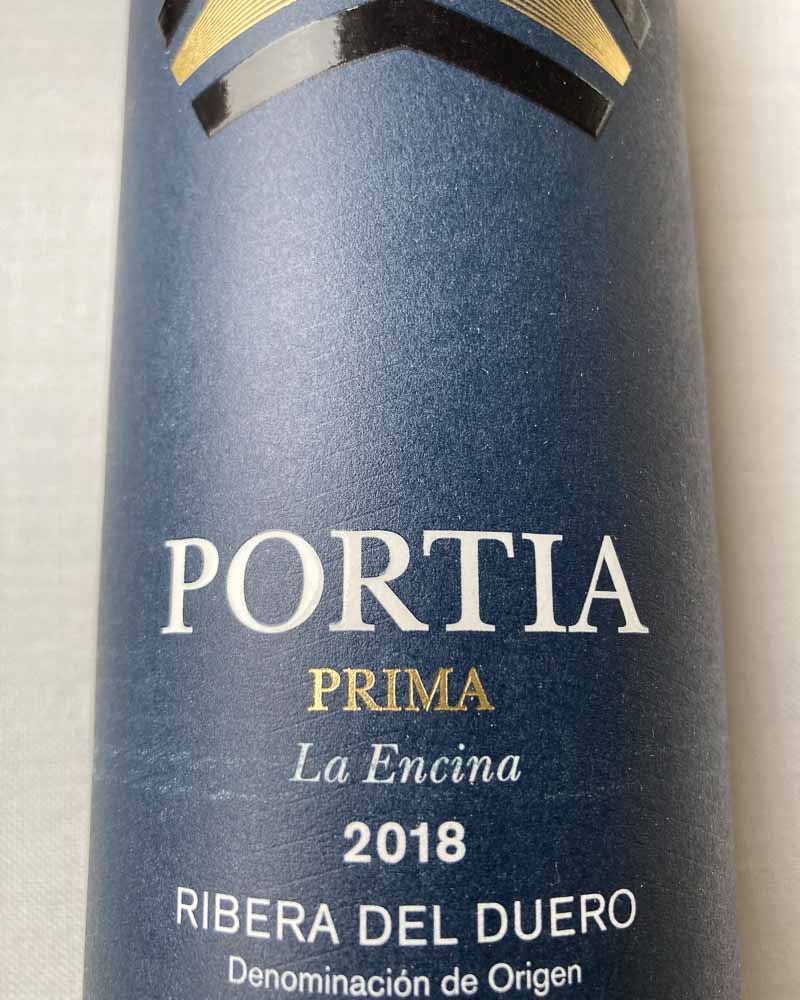 Portia Prima. Tinta del País Larga Crianza (Ribera del Duero)