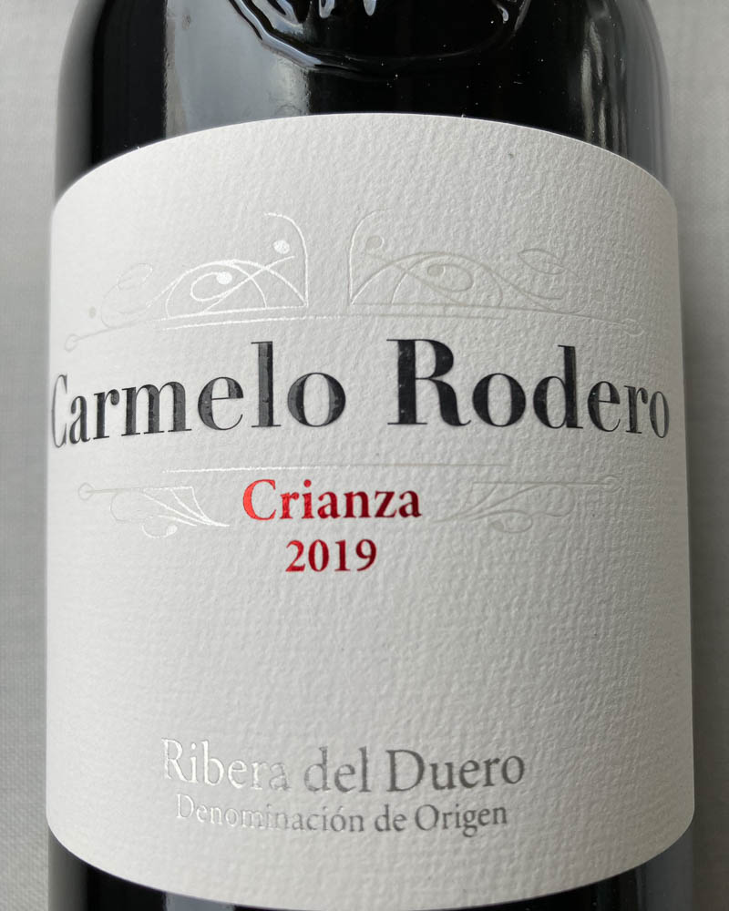 Carmelo Rodero. Tinta del País Crianza (Ribera del Duero)