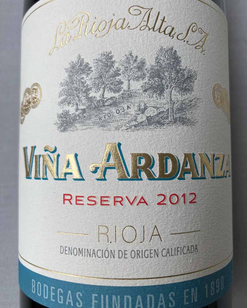 Viña Ardanza. Tempranillo Reserva (Rioja)