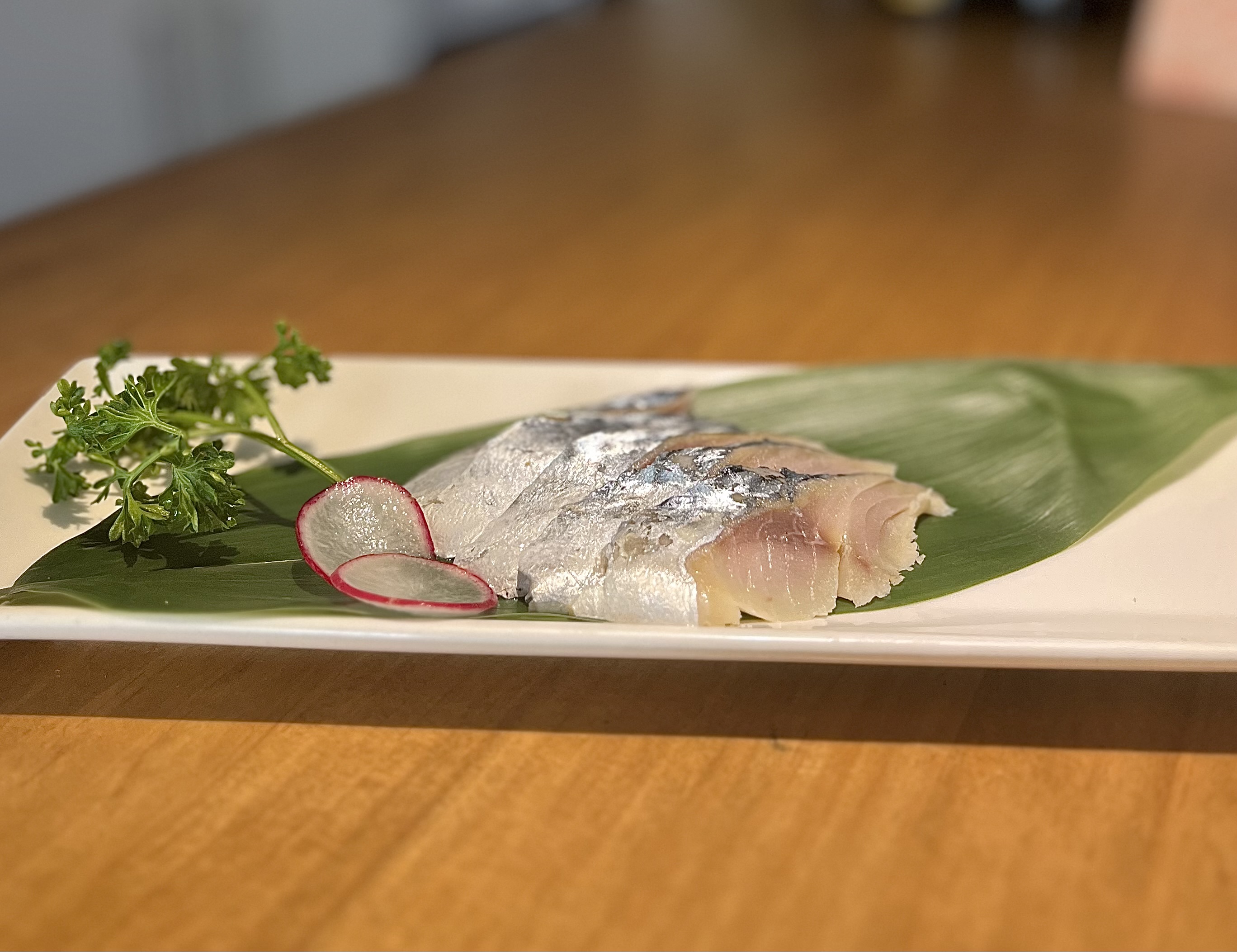 Maquereau sashimi