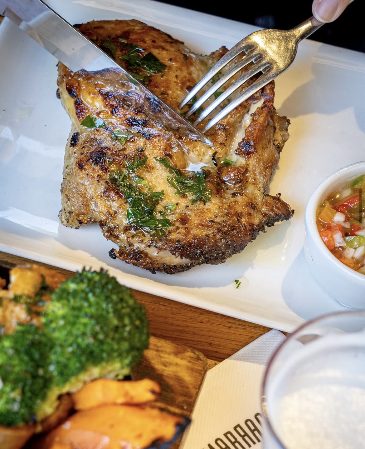 Fresh local range chicken