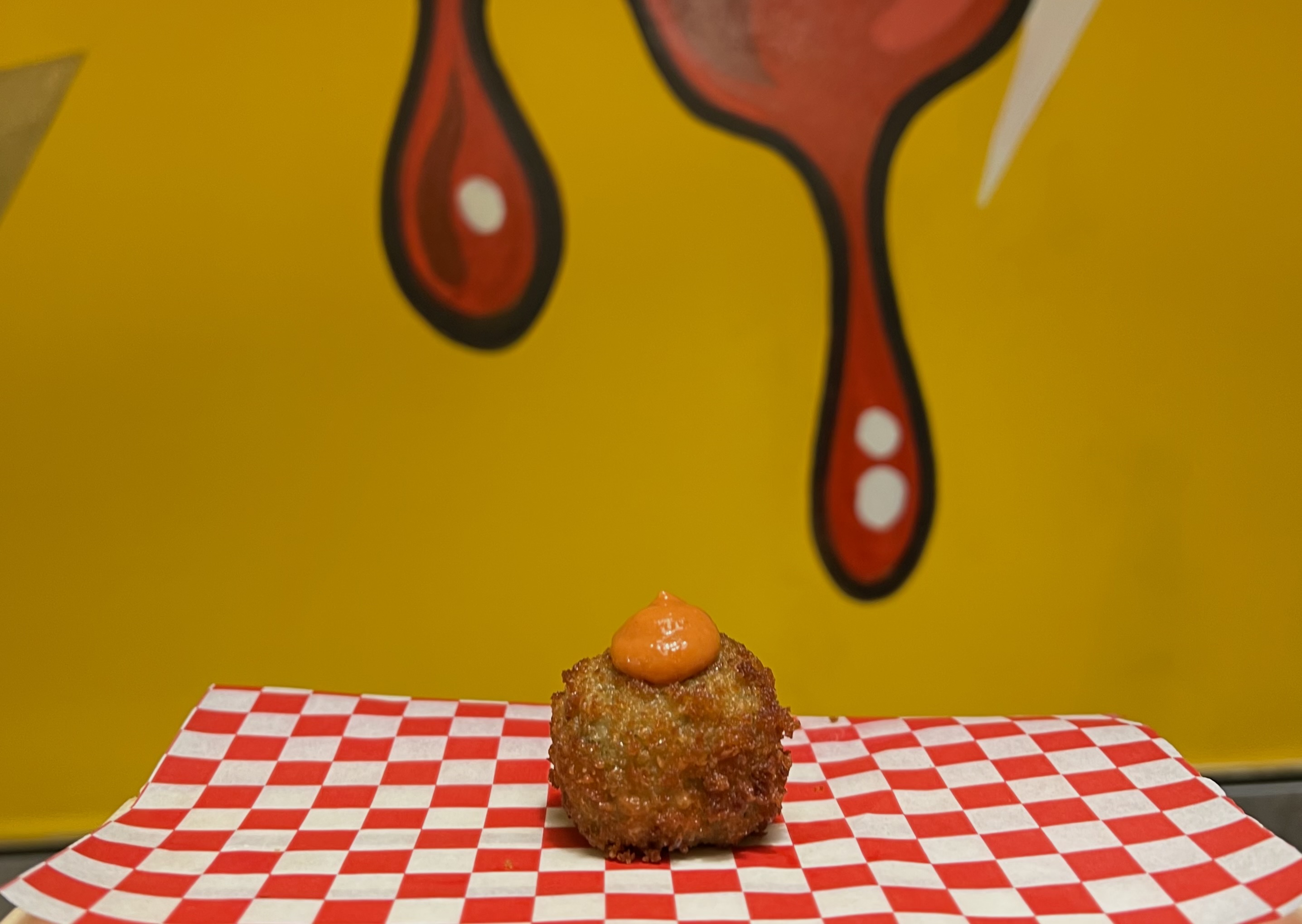 1 x Croqueta Casera de Jamón y Cecina