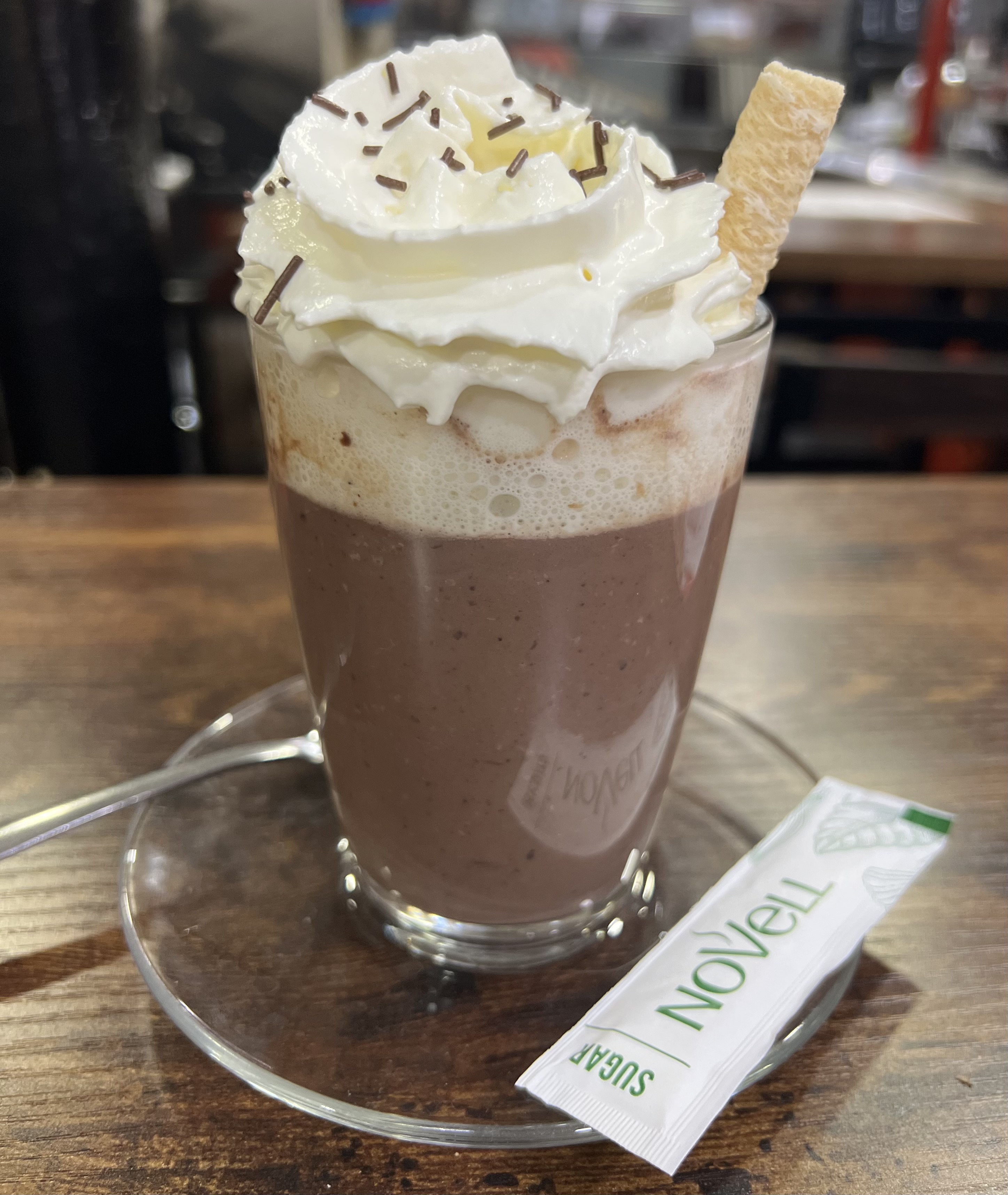 Chocolate with nata