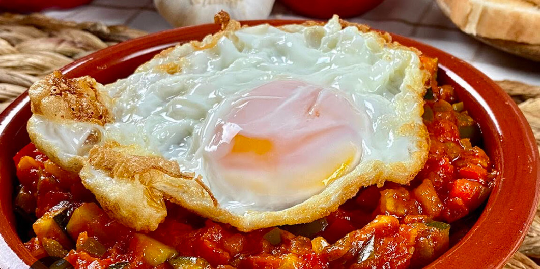 Ratatouille with egg