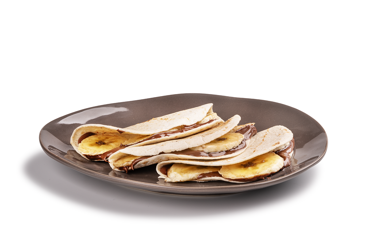 QUESADILLAS DE NUTELLA Y PLÁTANO 