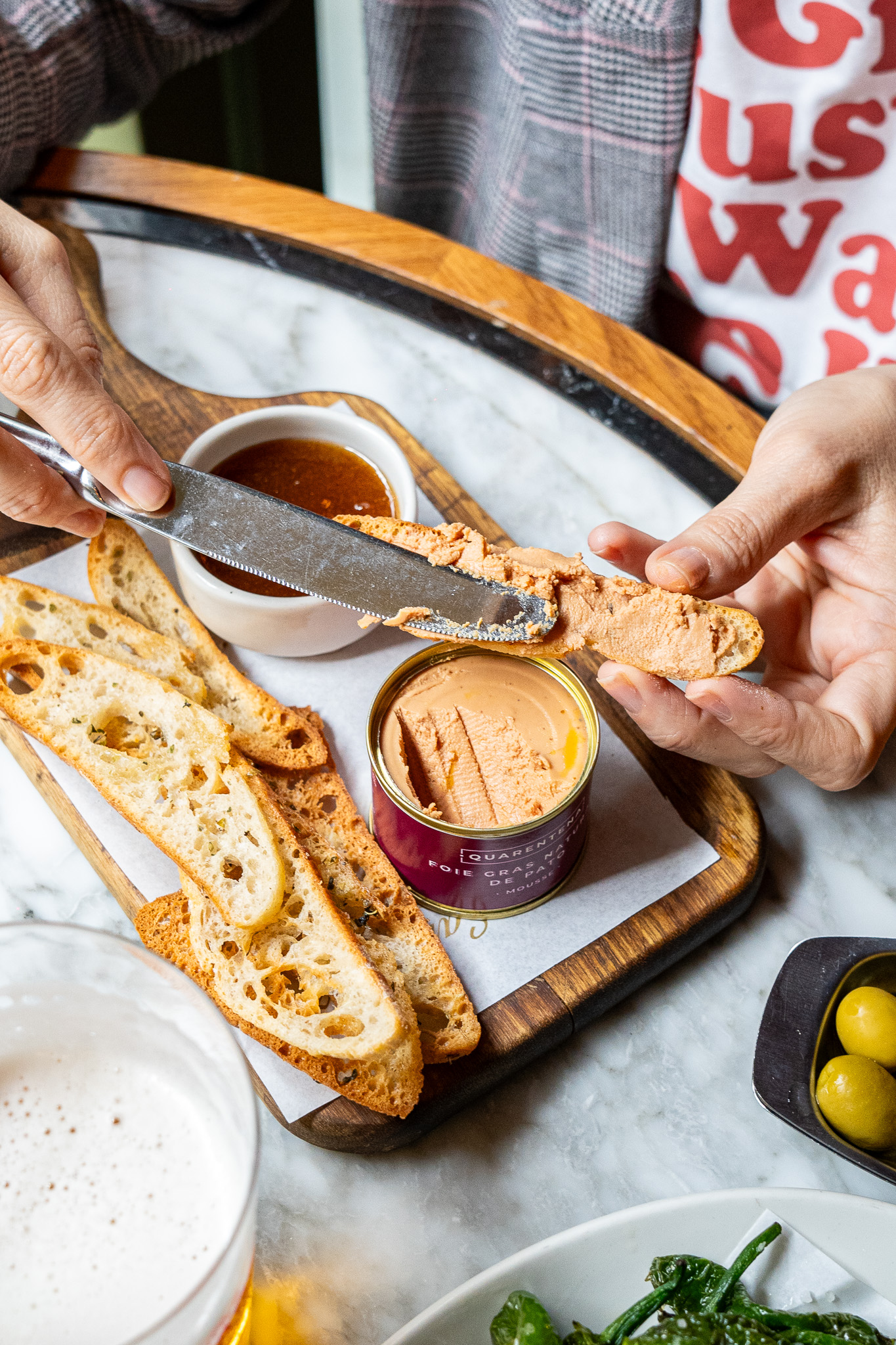 Foiegras à la confiture d'orange