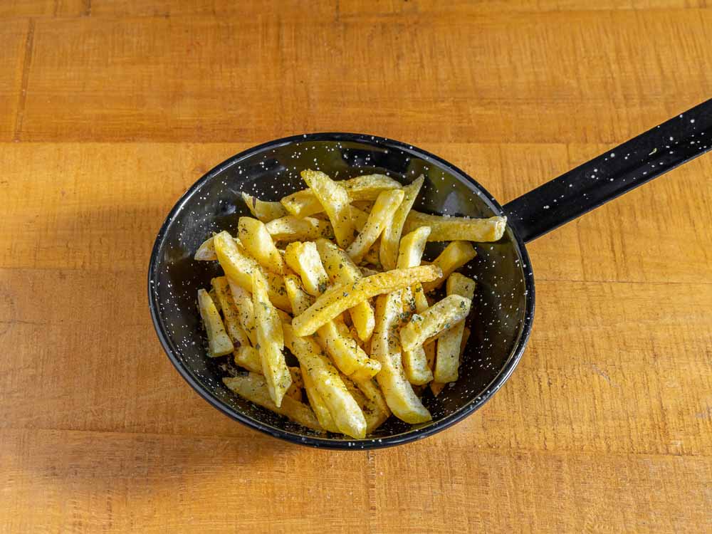 Papas a la provenzal fritas al perol