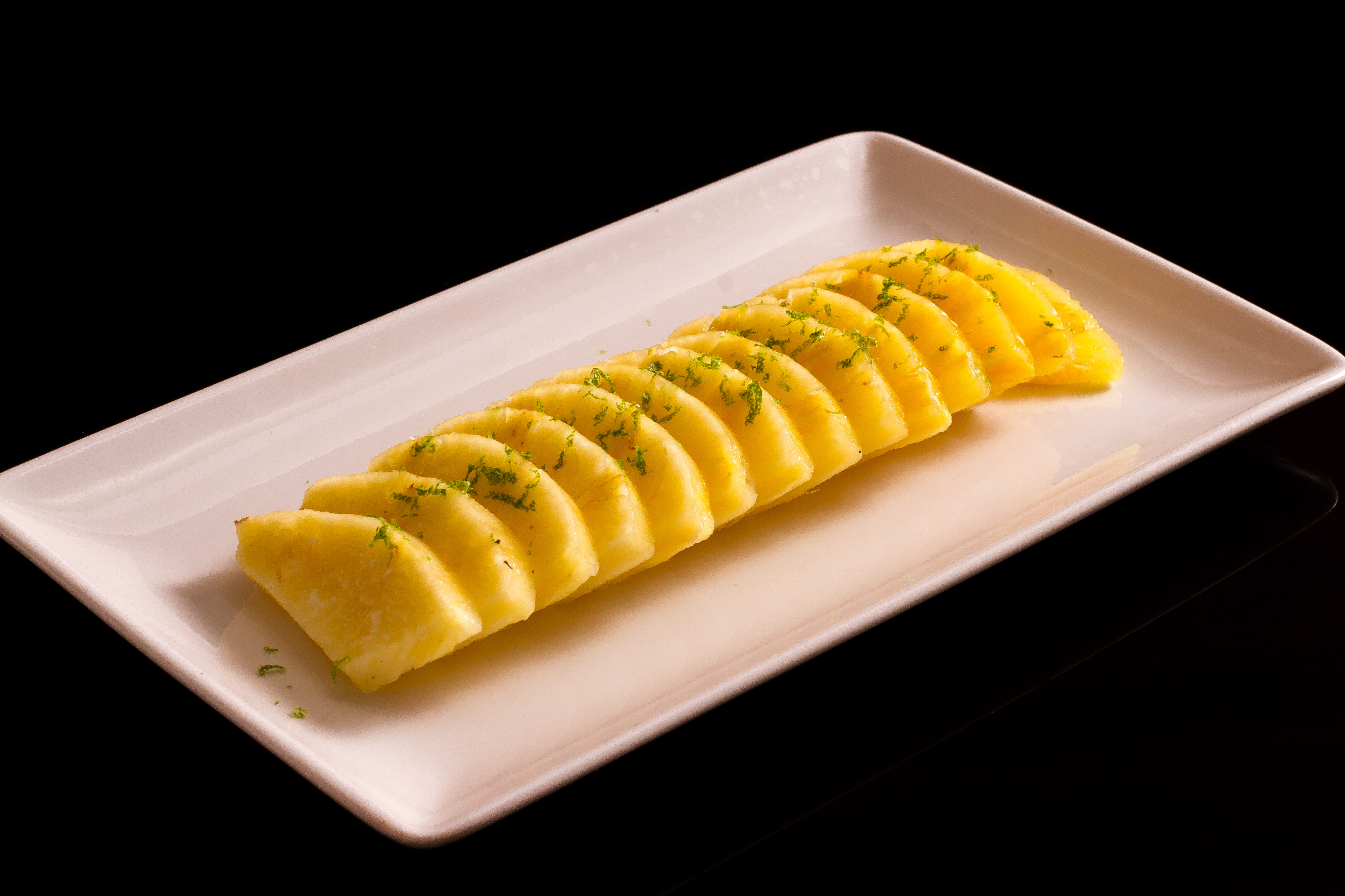 Piña natural con lima