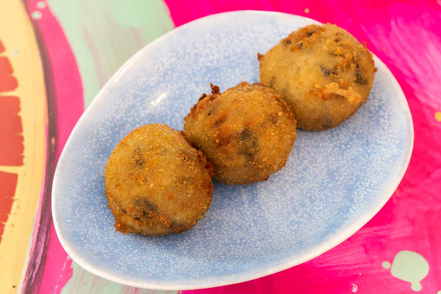 CROQUETAS DE GORGONZOLA Y SETAS