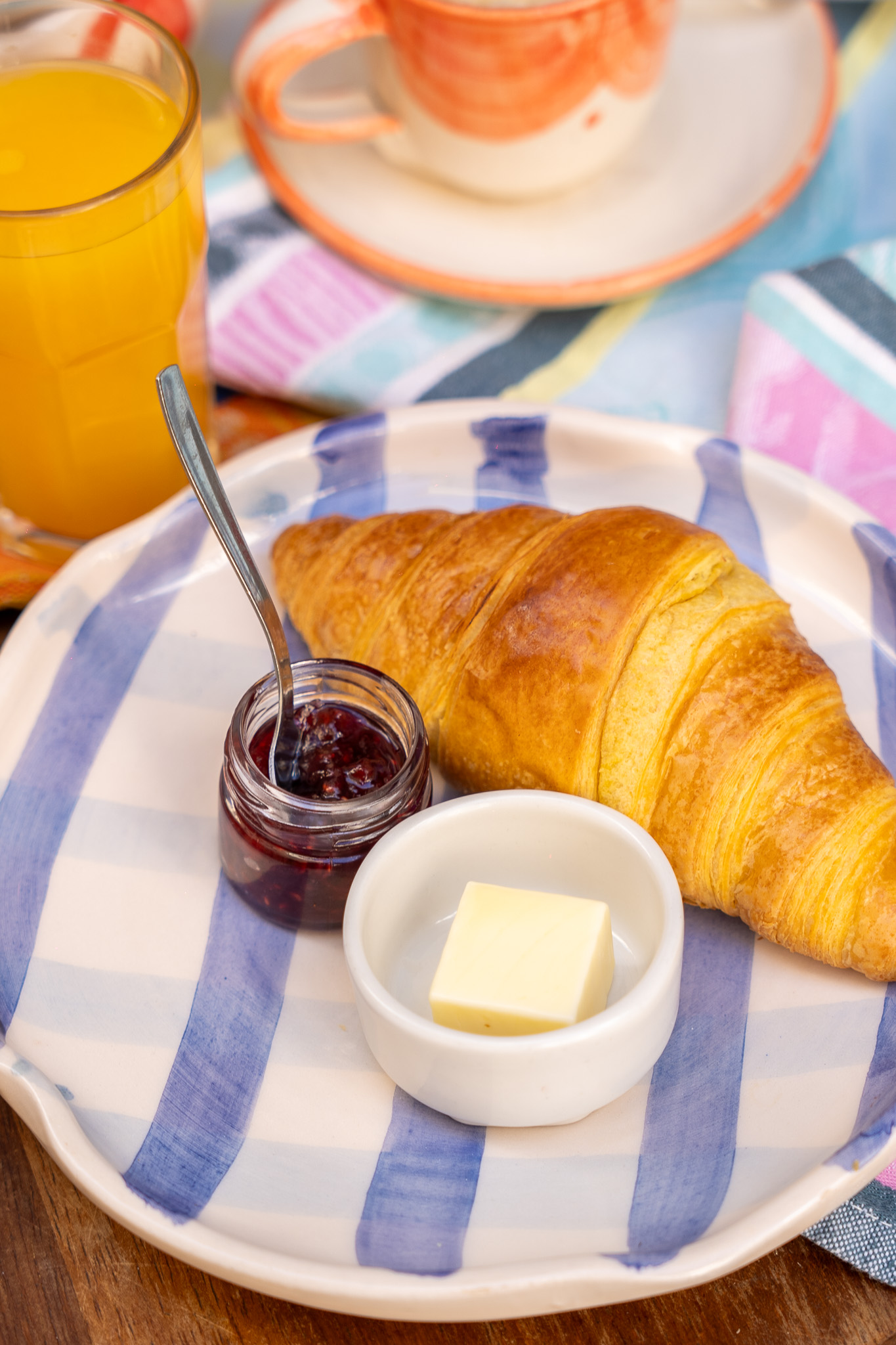 Sweet parisian breakfast