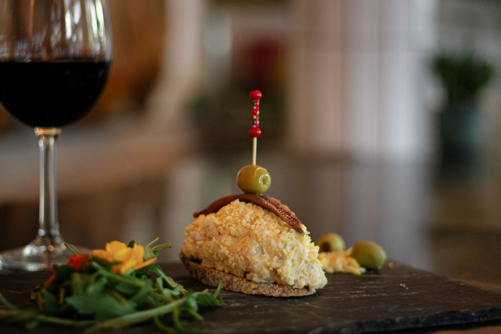 Pintxo de ensaladilla rusa "Casa Suecia"