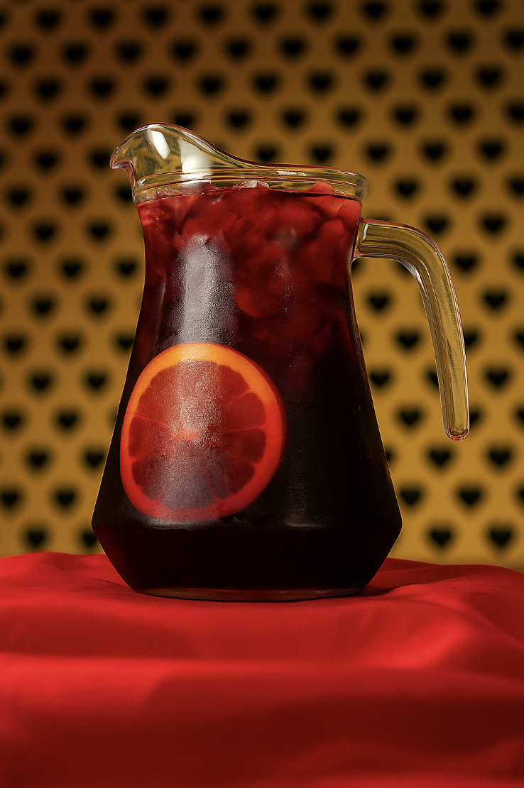 Sangría Casera de vino tinto