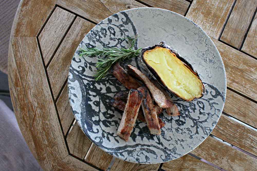 Gegrillte Schweinelende