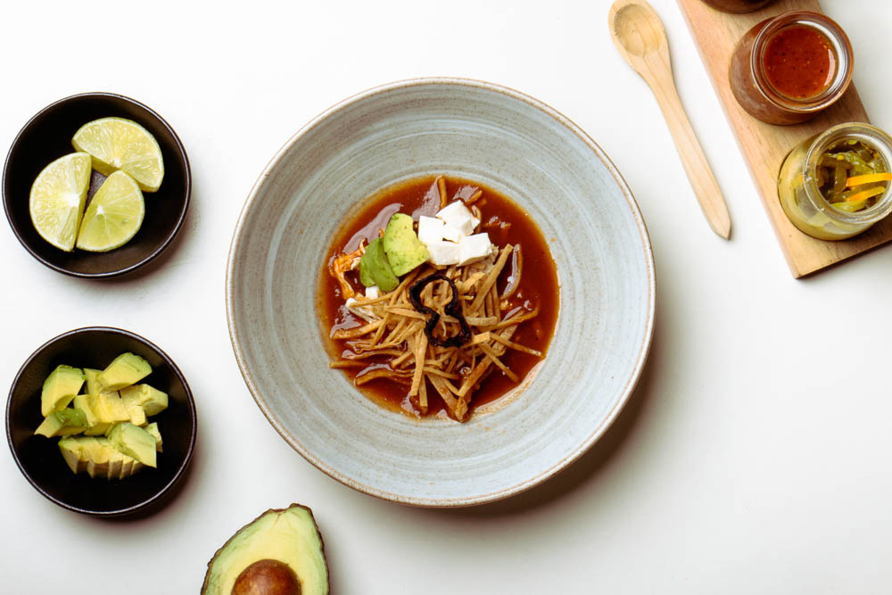 小さなトルティーヤスープ