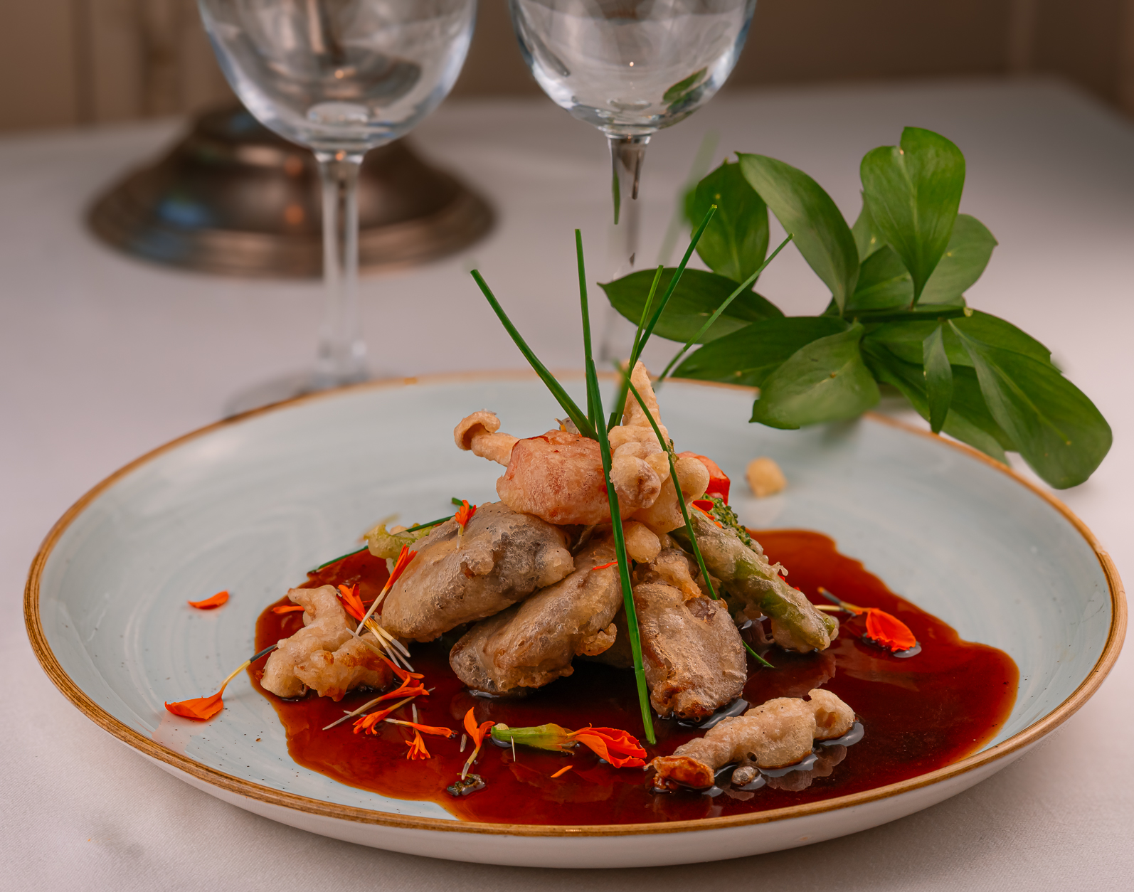 Tempura de carrillada ibérica