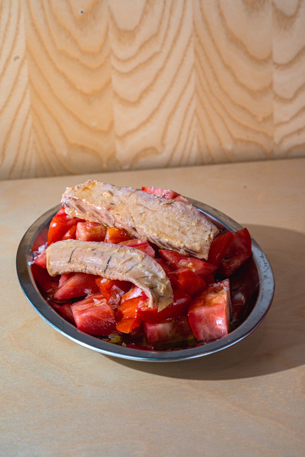 TOMATO WITH TUNA BELLY